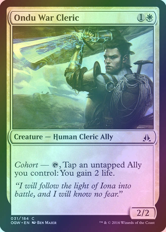 Ondu War Cleric (OGW) (31) / Foil