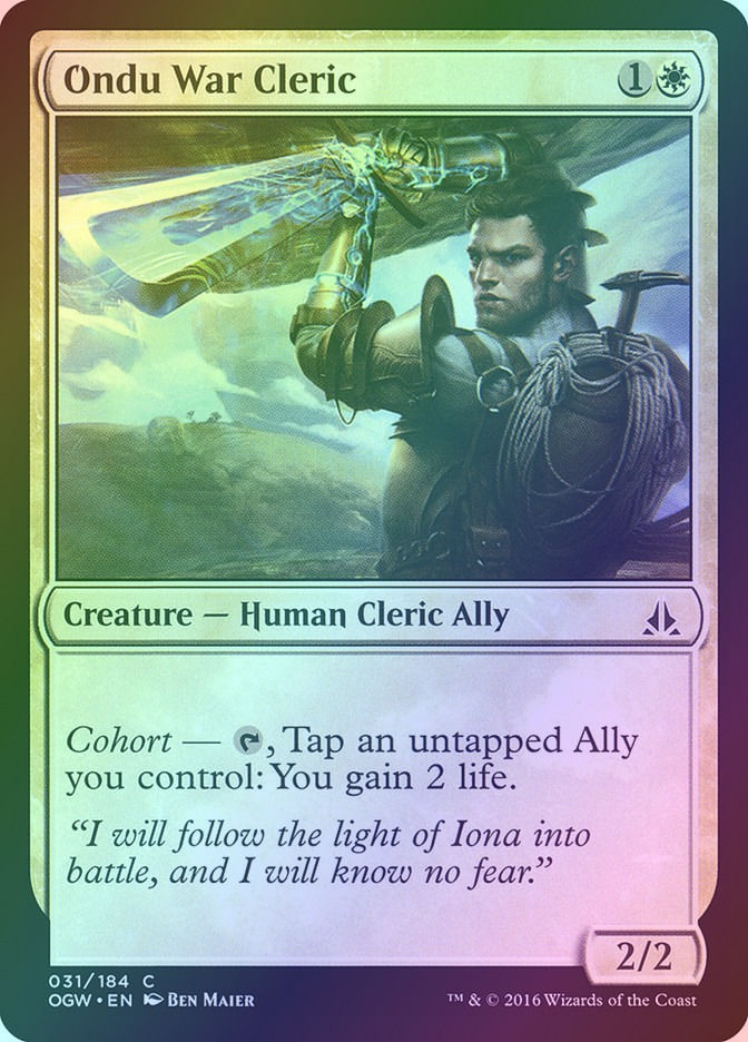 Ondu War Cleric (OGW) (31) / Foil