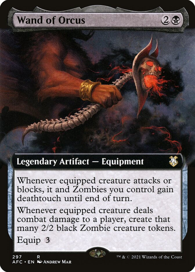 Wand of Orcus (AFC) (297) / Extended Art