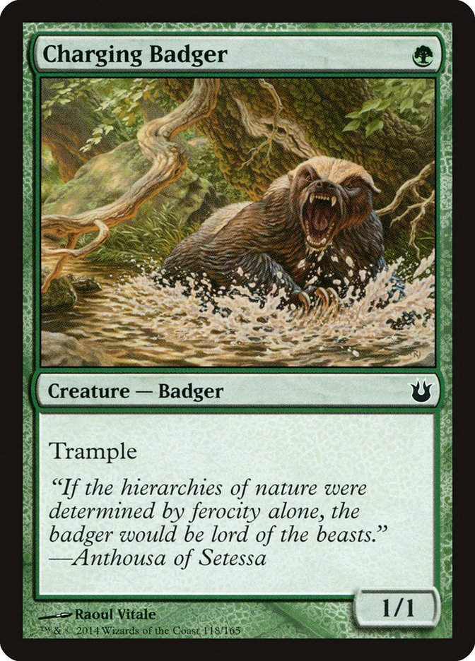 Charging Badger (BNG) (118) / Foil
