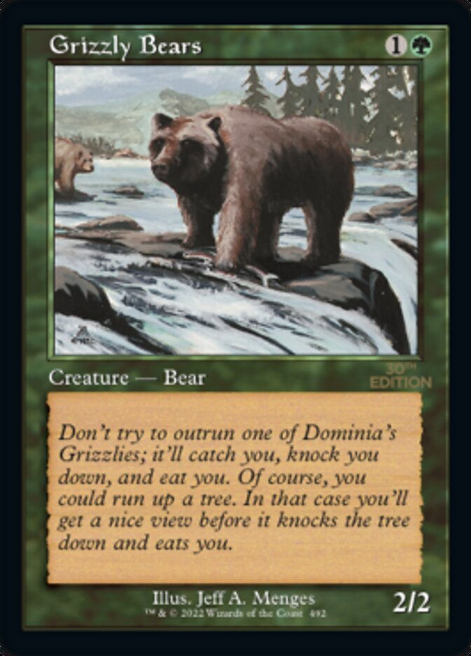 Grizzly Bears (30a) / Retro Frame
