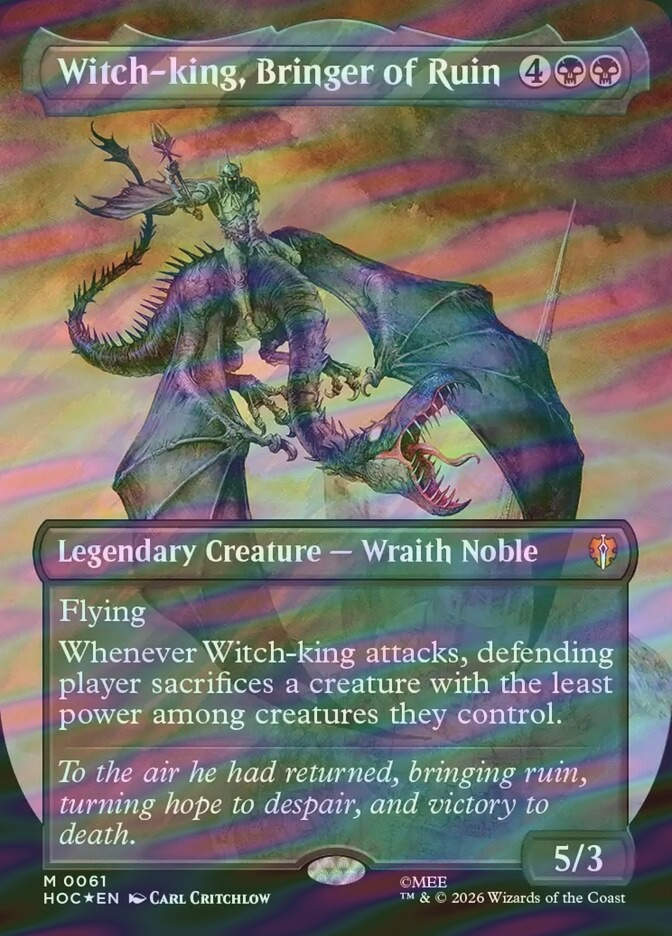 Witch-king, Bringer of Ruin (HOC) (61) / Surge Foil