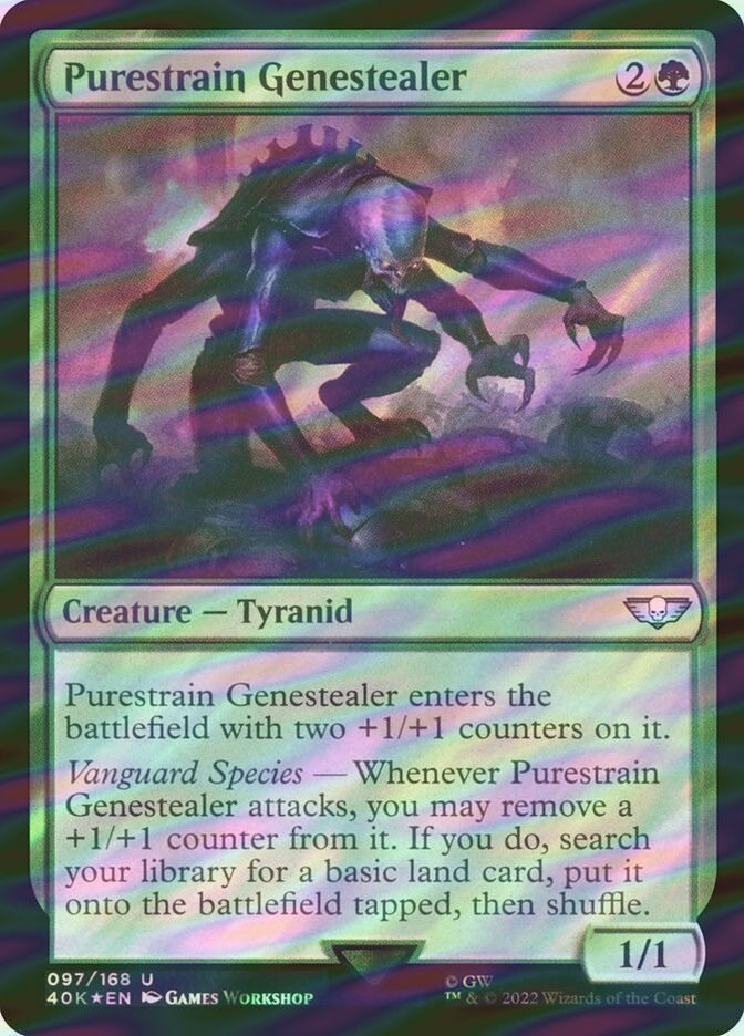 Purestrain Genestealer (40K) (97★) / Surge Foil