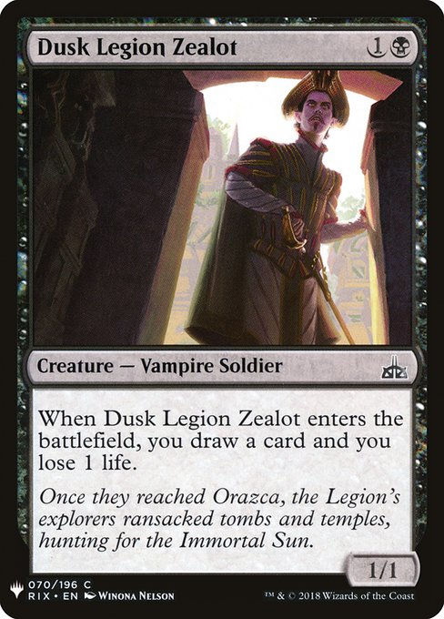 Dusk Legion Zealot (PLST) (RIX-70)