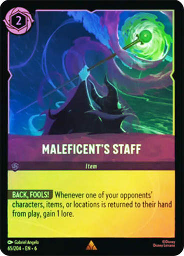 Maleficent's Staff (LOR_AZU) / Foil
