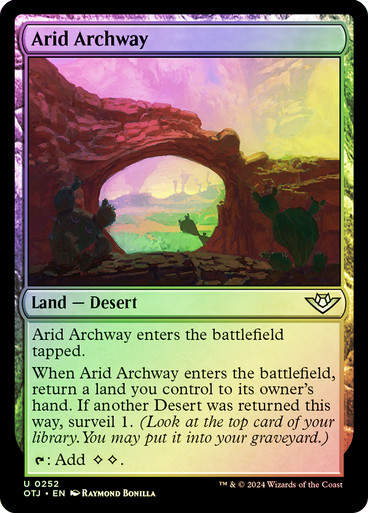 Arid Archway (otj) (252) / Foil