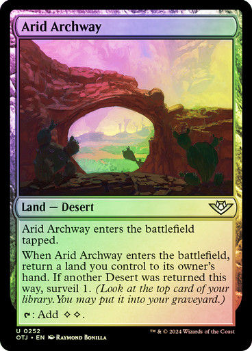 Arid Archway (otj) (252) / Foil