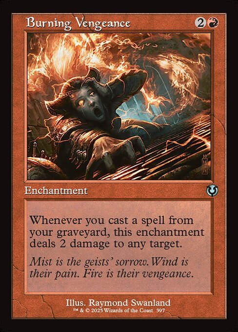 Burning Vengeance (INR) (397) / Retro Frame