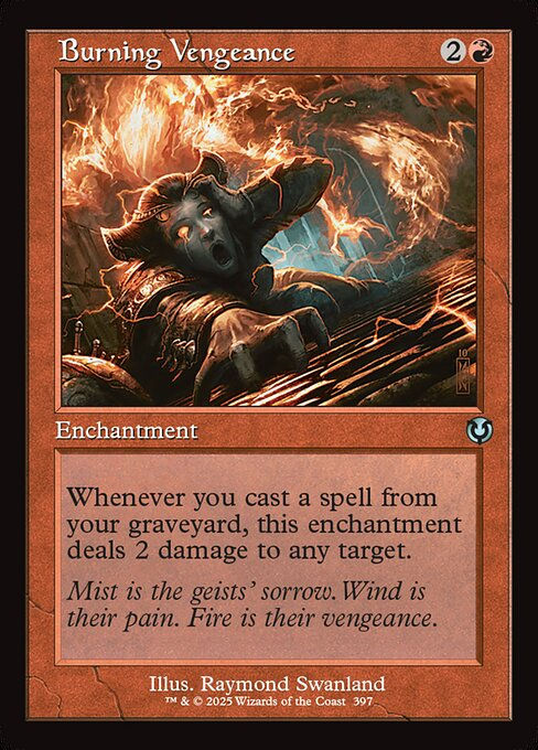 Burning Vengeance (INR) (397) / Retro Frame