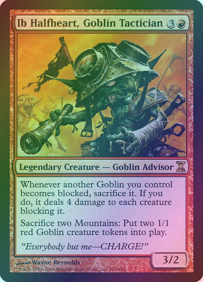 Ib Halfheart, Goblin Tactician (TSP) (163) / Foil