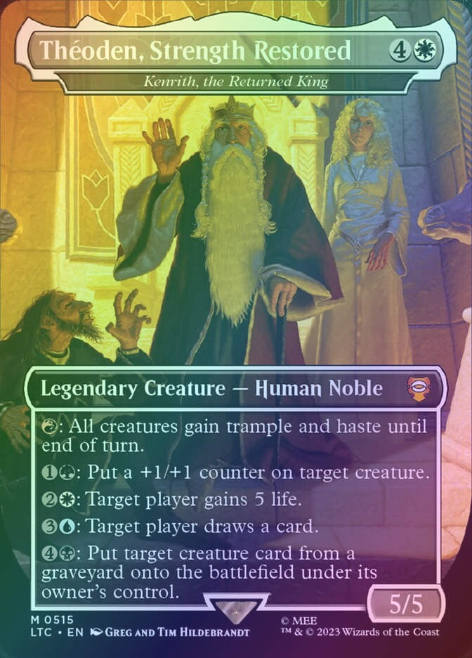 Kenrith, the Returned King (LTC) (515) / Borderless / Foil