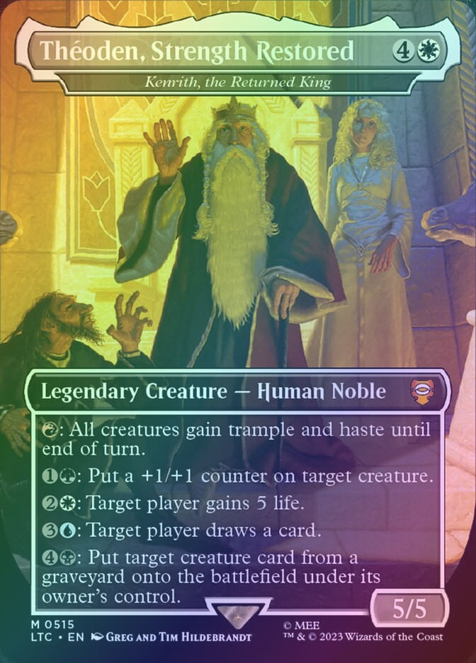 Kenrith, the Returned King (LTC) (515) / Borderless / Foil