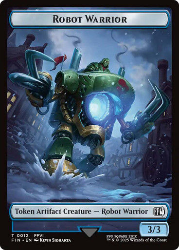Hero Token T08 // Robot Warrior (TFIN) — cara 2 de 2