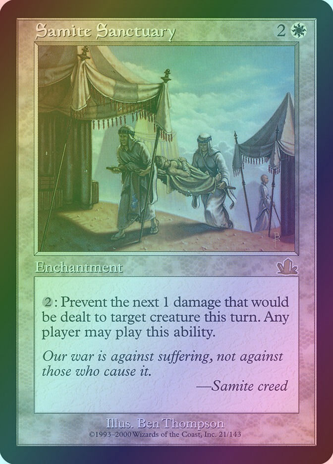 Samite Sanctuary (PCY) (21) / Foil