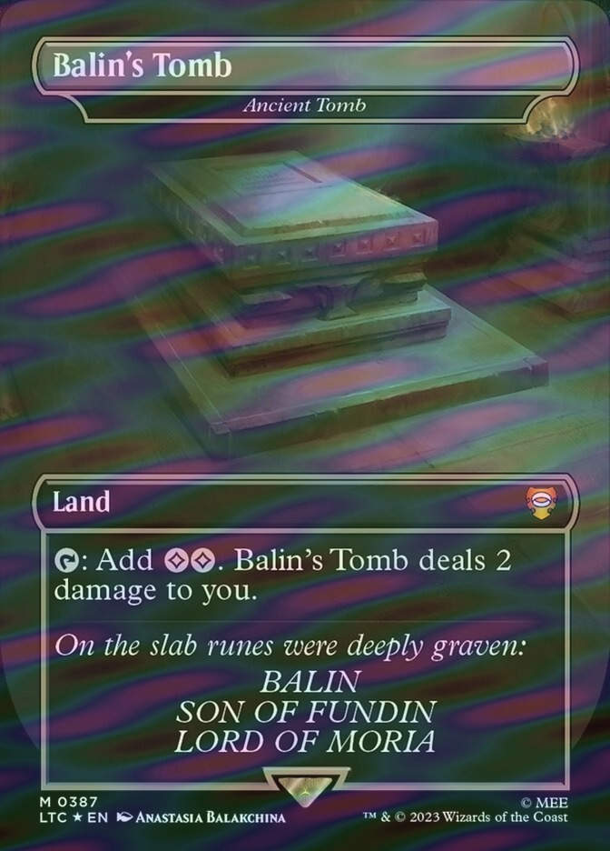 Ancient Tomb (LTC) (387) / Borderless / Surge Foil