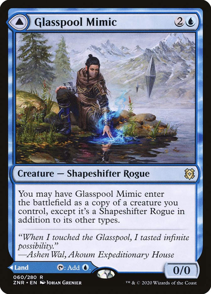 Glasspool Mimic // Glasspool Shore (ZNR) (60)