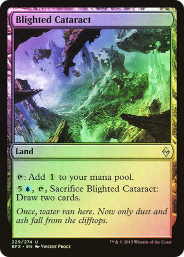 Blighted Cataract (BFZ) (229) / Foil