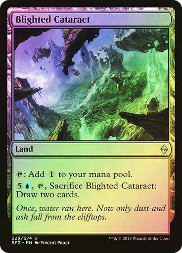 Blighted Cataract (BFZ) (229) / Foil