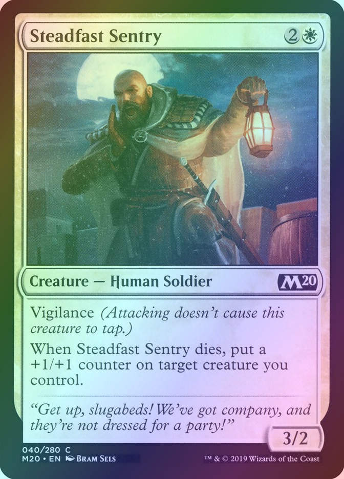 Steadfast Sentry (M20) (40) / Foil