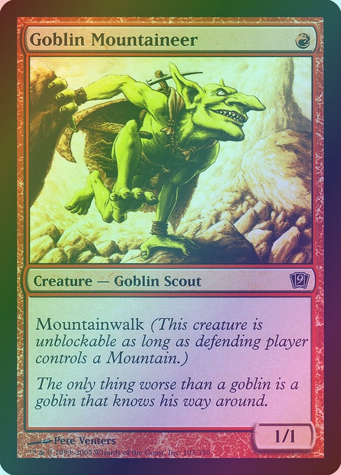 Goblin Mountaineer (9ED) (193★) / Foil