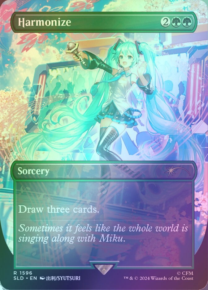 Harmonize (SLD) (1596★) / Borderless / Rainbow Foil
