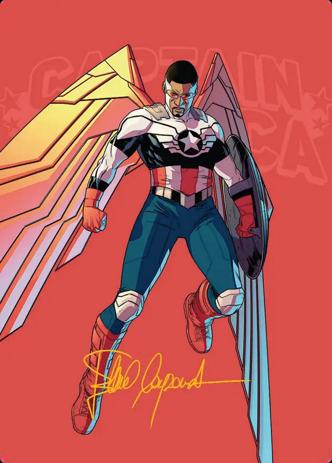 Captain America, Wings of Freedom (AMSH) (22) / Firma Dorada