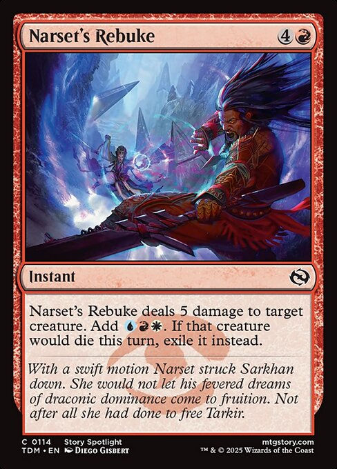 Narset's Rebuke (TDM) (114)