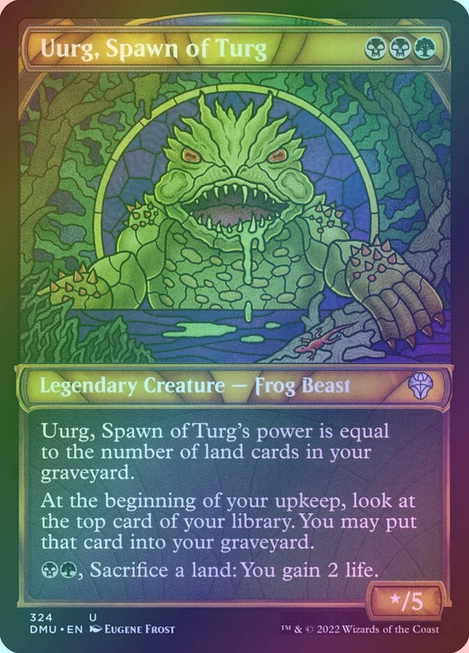 Uurg, Spawn of Turg (DMU) (324) / Showcase / Foil