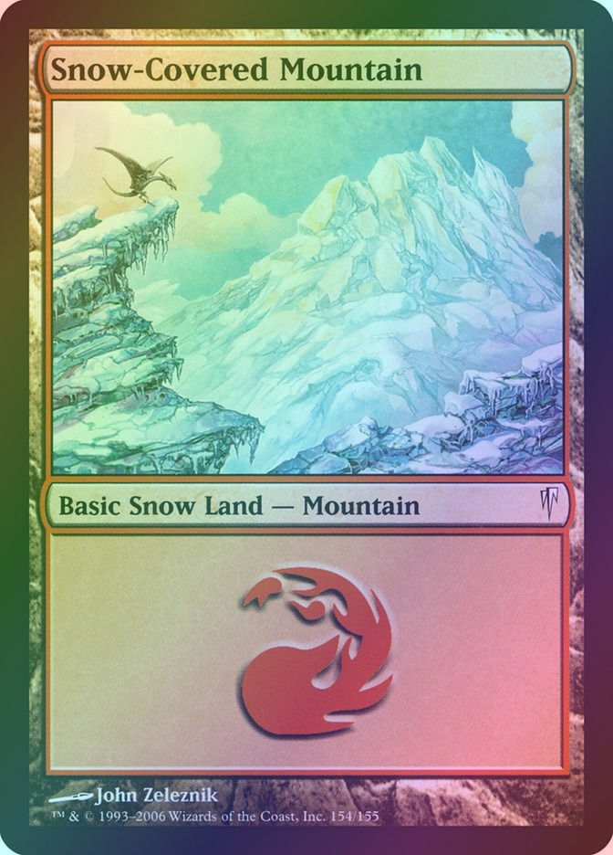 Snow-Covered Mountain (CSP) (154) / Foil