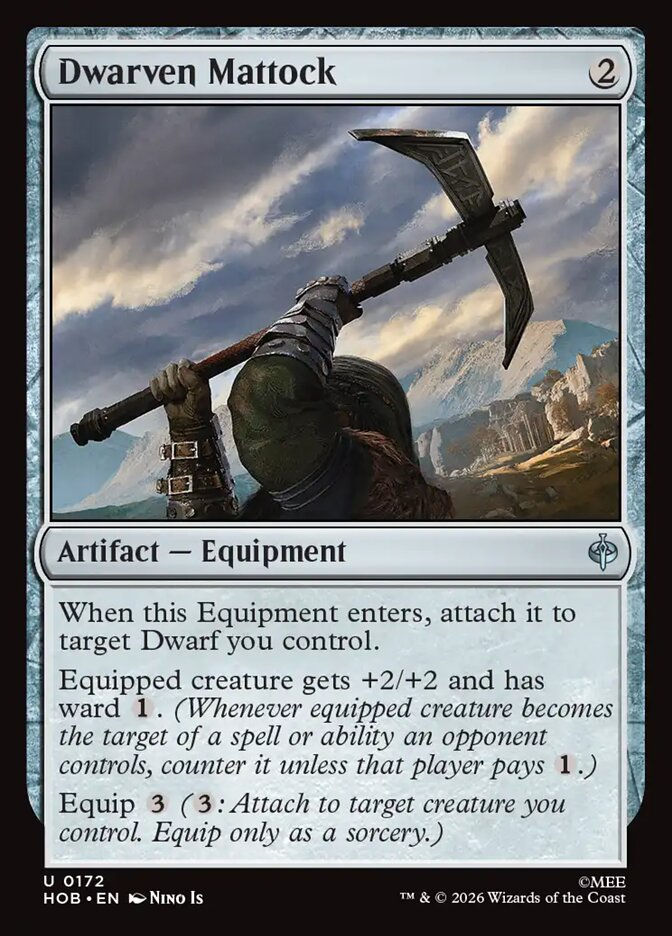 Dwarven Mattock (HOB) (172)