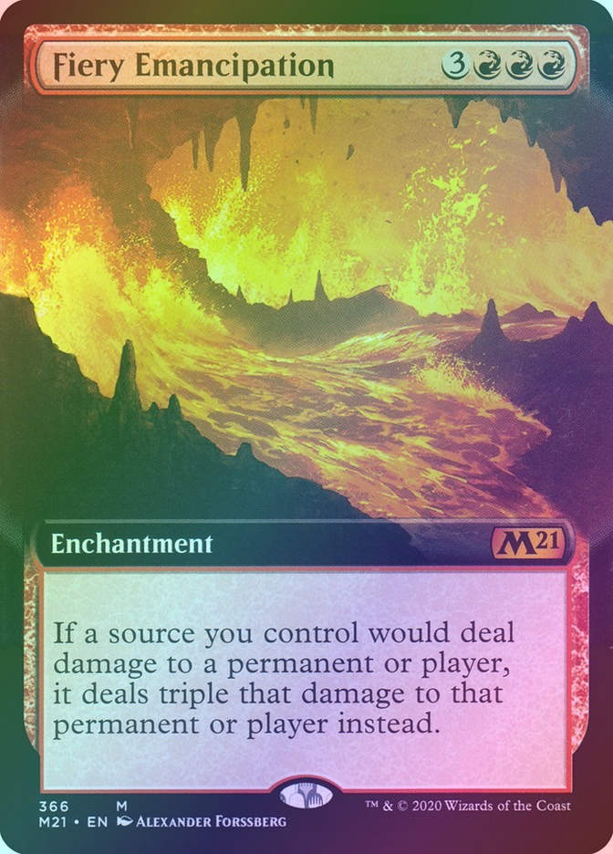 Fiery Emancipation (M21) (366) / Extended Art / Foil