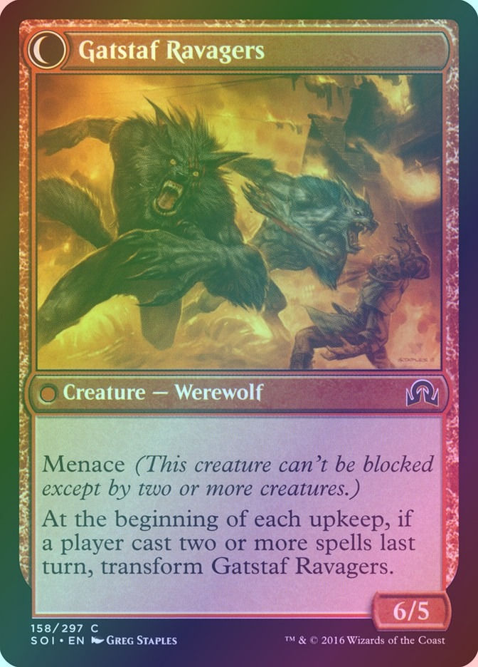 Gatstaf Arsonists // Gatstaf Ravagers (SOI) (158) / Foil — cara 2 de 2