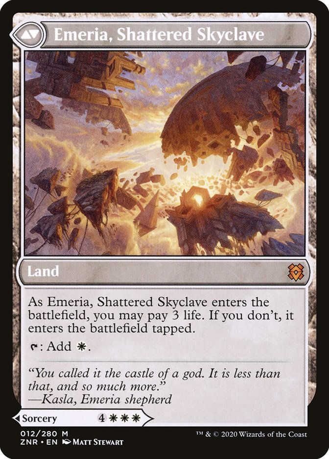 Emeria's Call // Emeria, Shattered Skyclave (ZNR) (12) — cara 2 de 2