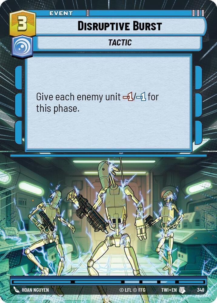 Disruptive Burst (Hyperspace) (TWI) (348) / Foil