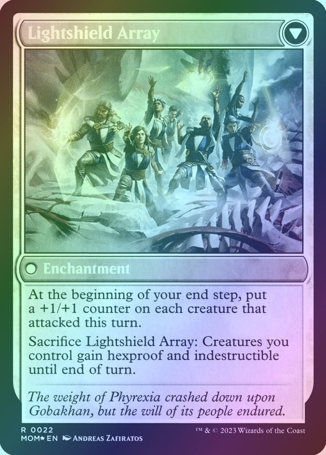 Invasion of Gobakhan // Lightshield Array (PMOM) (22s) / Foil — cara 2 de 2