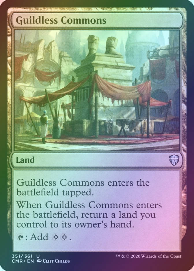 Guildless Commons (CMR) (351) / Foil