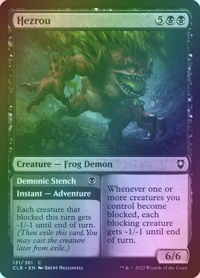 Hezrou // Demonic Stench (CLB) (131) / Foil