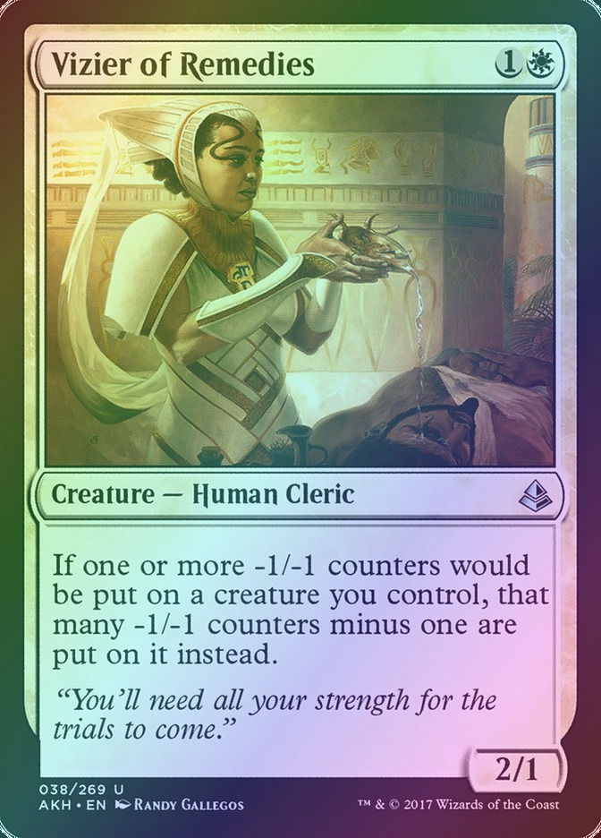 Vizier of Remedies (AKH) (38) / Foil