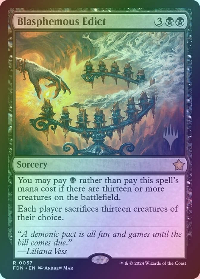 Blasphemous Edict (PFDN) (57p) / Foil