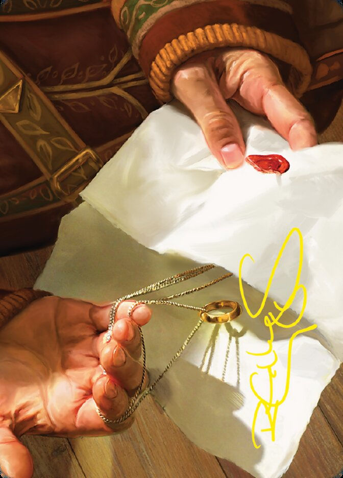 Bilbo's Ring (ALTR) (37) / Firma Dorada