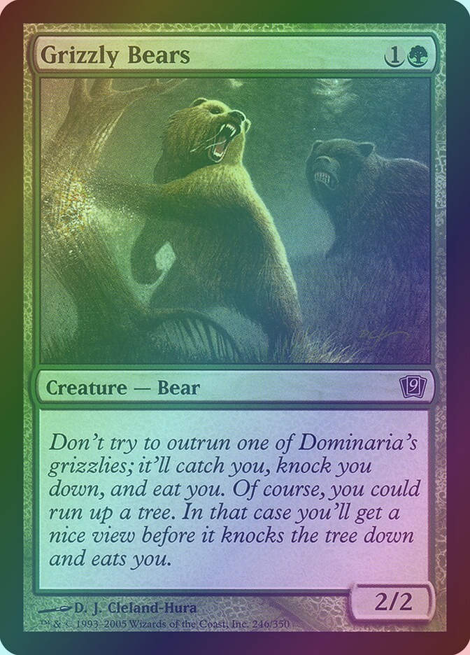 Grizzly Bears (9ED) (246★) / Foil
