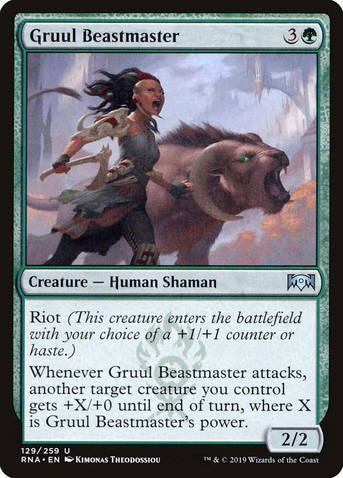Gruul Beastmaster (RNA) (129)