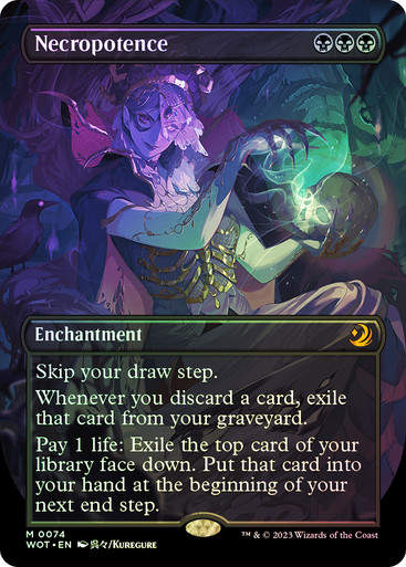 Necropotence (wot) / Anime Borderless Foil