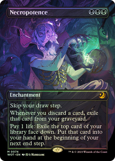Necropotence (wot) / Anime Borderless Foil
