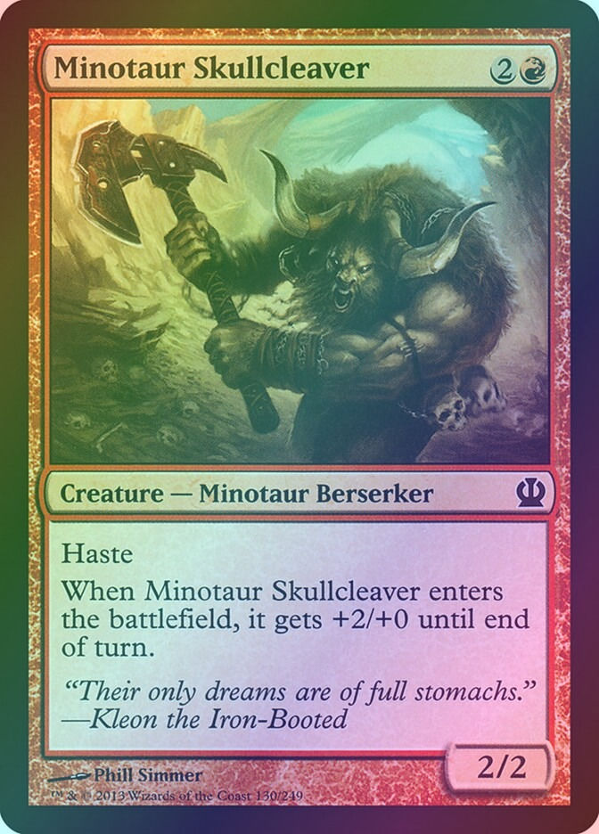 Minotaur Skullcleaver (THS) (130) / Foil