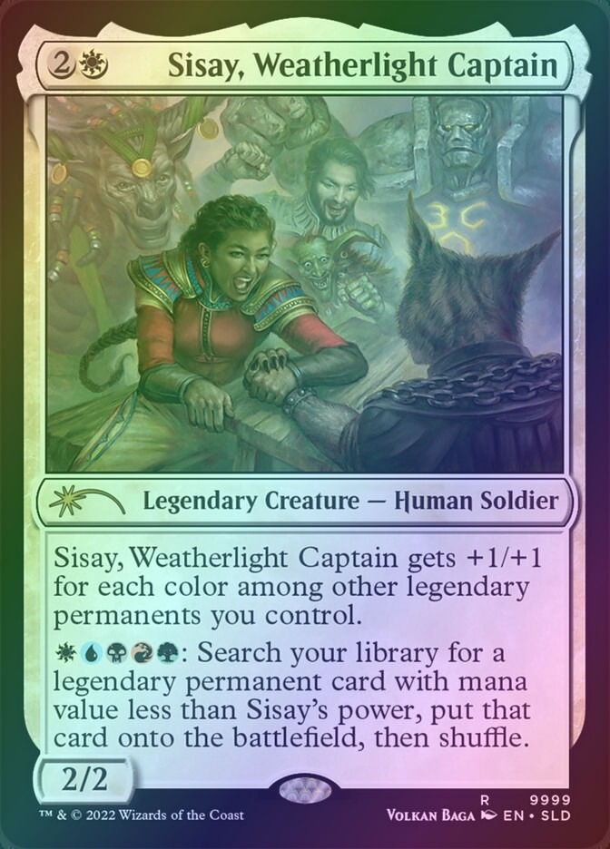 Sisay, Weatherlight Captain (SLD) (9999) / Foil