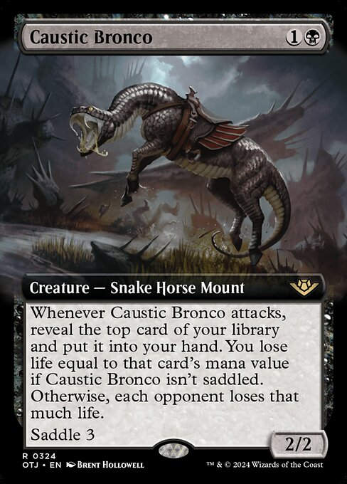Caustic Bronco (otj) (324) / Extended Art