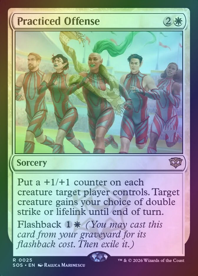 Practiced Offense (PSOS) (25p) / Foil