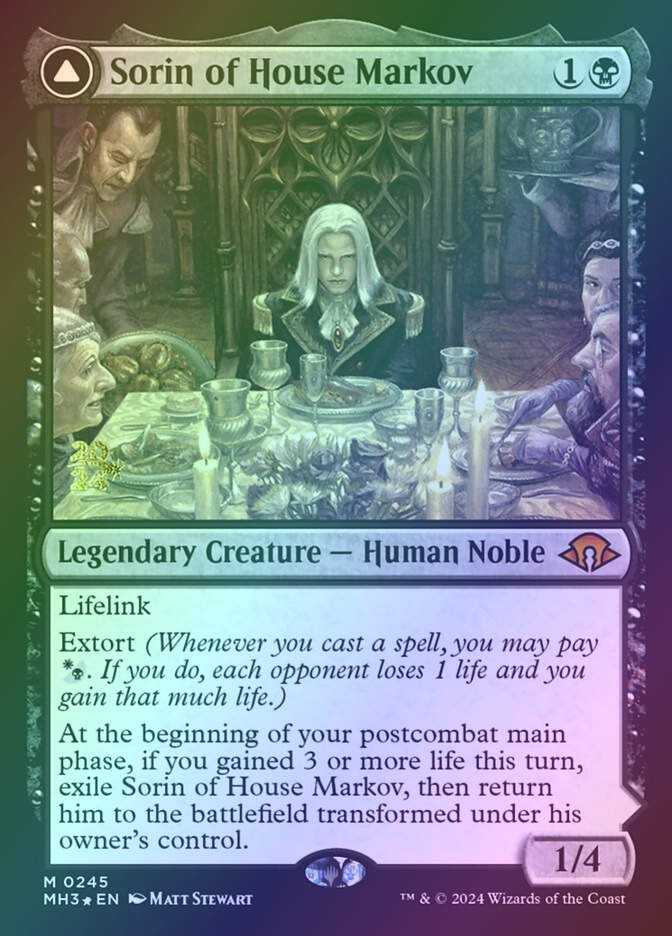 Sorin of House Markov // Sorin, Ravenous Neonate (PMH3) (245s) / Foil