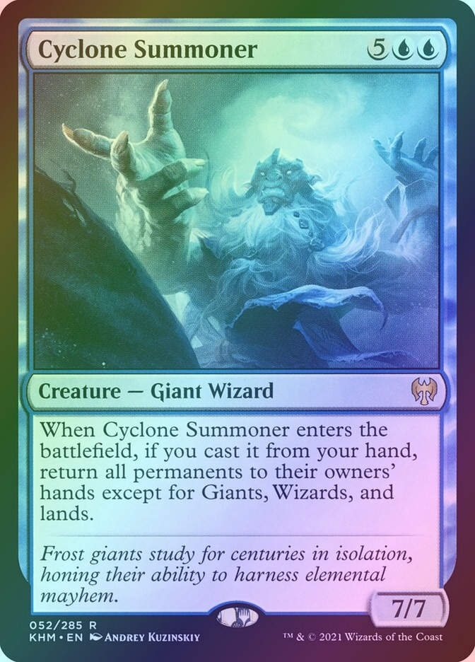 Cyclone Summoner (KHM) (52) / Foil